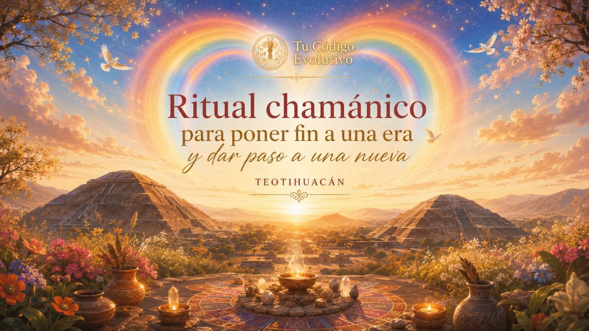 Ritual de cierre en Teotihuacán